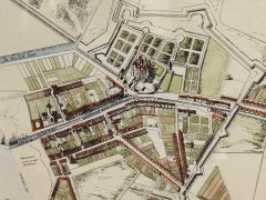 Linen hall re-print map - ground plan of belfast 1685 Thumbnail 2