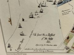 Linen hall re-print map - ground plan of belfast 1685 Thumbnail 4