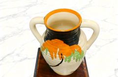 Large clarice cliff two handles vase Thumbnail 3