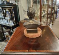 French spelter pen stand with marble base Thumbnail 4