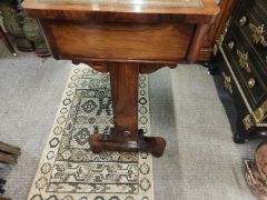 Victorian mahogany desk with writing slope Thumbnail 4