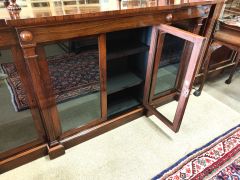 Victorian rosewood four door sideboard with mirror back & gallery Thumbnail 3