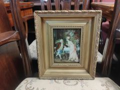 Crystoleum painting in gilt frame Thumbnail 4