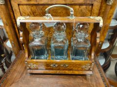 Oak cased drinks tantalus Thumbnail 3
