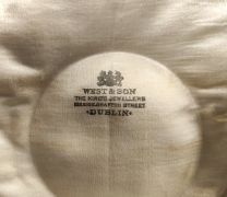 Cased irish silver butter dish Thumbnail 4