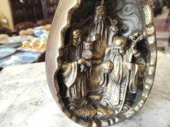 Antique chinese sculptured bronze Thumbnail 2