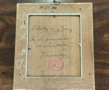 19th century miniature painting in gilt frame Thumbnail 3