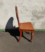 Victorian mahogany hall chair Thumbnail 2
