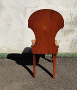 Victorian mahogany hall chair Thumbnail 3