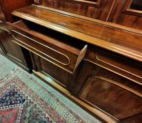 Victorian mahogany bookcase Thumbnail 3