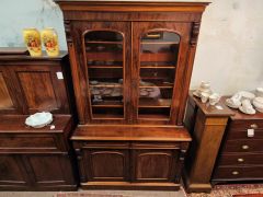 Victorian mahogany bookcase Thumbnail 6