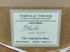 Pair of framed bronze plaques  , signed Thumbnail 6