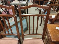 Pair of edwardian chairs Thumbnail 3
