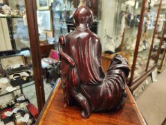 Chinese carved wooden figure Thumbnail 3