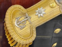 Cased royal navy jacket Thumbnail 3