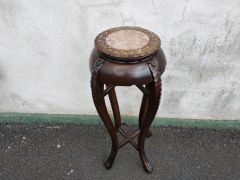 Chinese marble top plant stand Thumbnail 3
