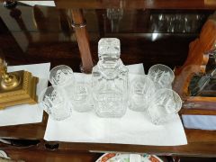 Waterford decanter & six glasses Thumbnail 3