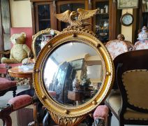 Gilt convex mirror Thumbnail 4
