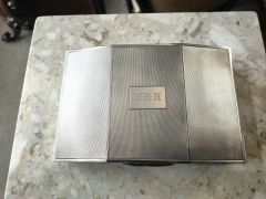 Silver cigarette box Thumbnail 3