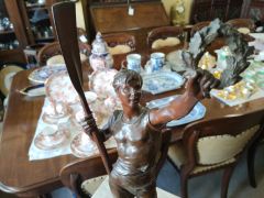19th century french bronze figure , signed Thumbnail 2