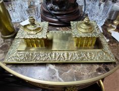 Brass ink well Thumbnail 2