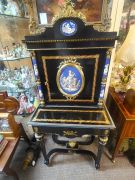 Victorian ebony cabinet /desk with & ormulu mounts Thumbnail 1