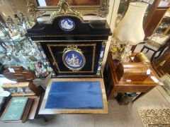 Victorian ebony cabinet /desk with & ormulu mounts Thumbnail 2