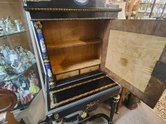 Victorian ebony cabinet /desk with & ormulu mounts Thumbnail 4