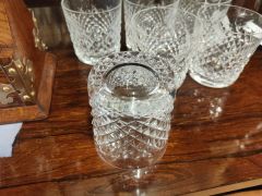 Set of six waterford glasses Thumbnail 4