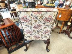Pair of irish style mahogany armchairs  Thumbnail 3