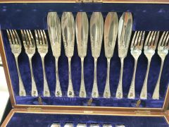 Cased set of 24 epns fish set Thumbnail 2