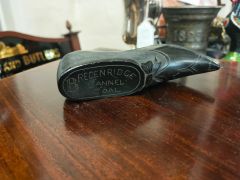 19th century carved oak shoe Thumbnail 2