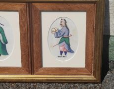 Framed chinese silk Thumbnail 3