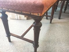 Victorian mahogany stool By N.A. Campbell & Co , belfast Thumbnail 3