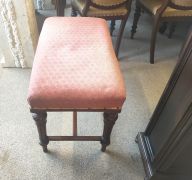 Victorian mahogany stool By N.A. Campbell & Co , belfast Thumbnail 4