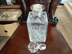 Silver mounted decanter Thumbnail 2