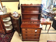 Victorian mahogany chest wot - not Thumbnail 1