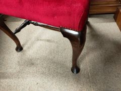 Victorian mahogany high back chair Thumbnail 2
