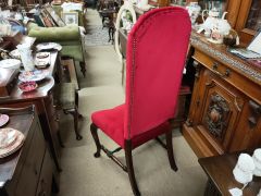 Victorian mahogany high back chair Thumbnail 3
