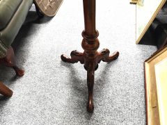 Victorian burr walnut occasional table Thumbnail 3