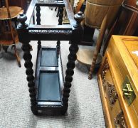 Victorian oak stick stand Thumbnail 3