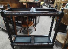 Victorian oak stick stand Thumbnail 4