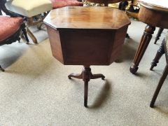Georgian mahogany work table Thumbnail 3