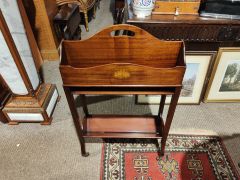 Edwardian mahogany bookstand Thumbnail 3