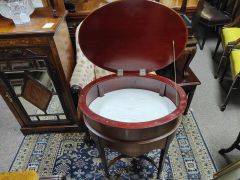 Edwardian mahogany work table Thumbnail 3