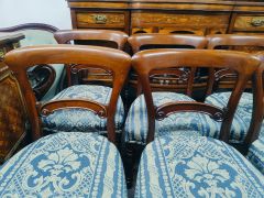 Sixteen victorian mahogany bar back chairs Thumbnail 4