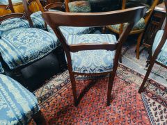 Sixteen victorian mahogany bar back chairs Thumbnail 3