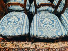 Sixteen victorian mahogany bar back chairs Thumbnail 6