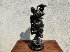 Chinese carved wooden figure Thumbnail 6