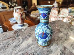 Small chinese cloisonné vase Thumbnail 2